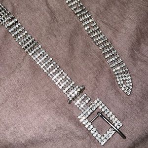 Urban Outfitters diamond belt